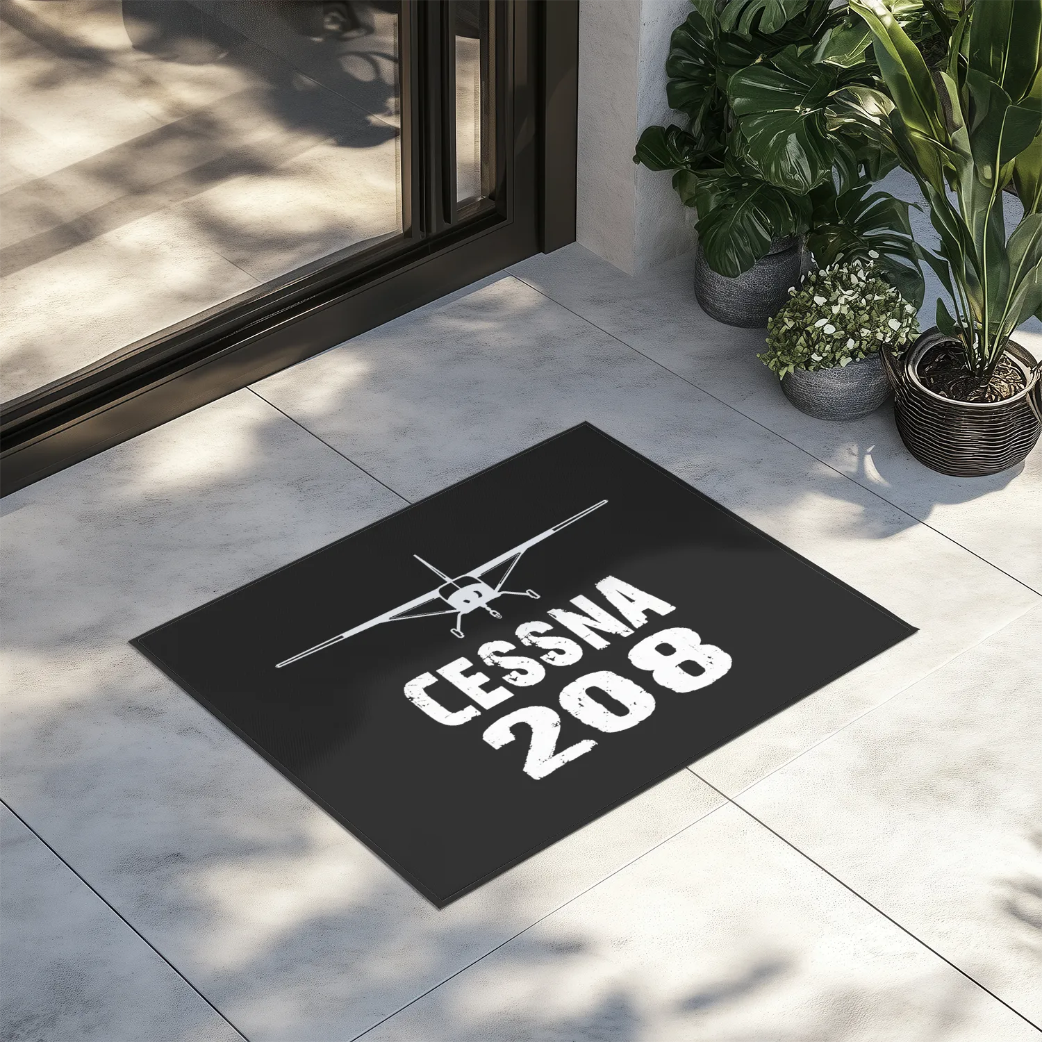 Cessna 208 & Plane Designed Door Mats door entrance rug