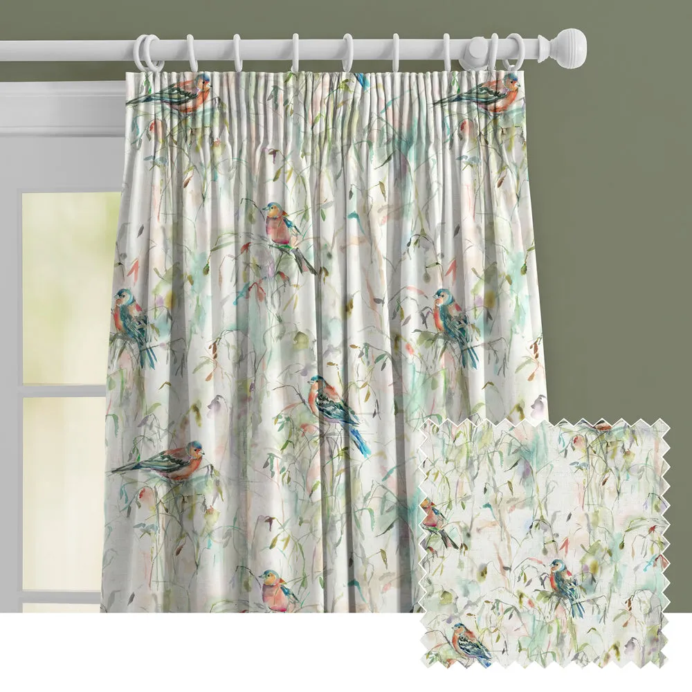 Chaffinch Printed Made to Measure Curtains Cream modern fashion rug  