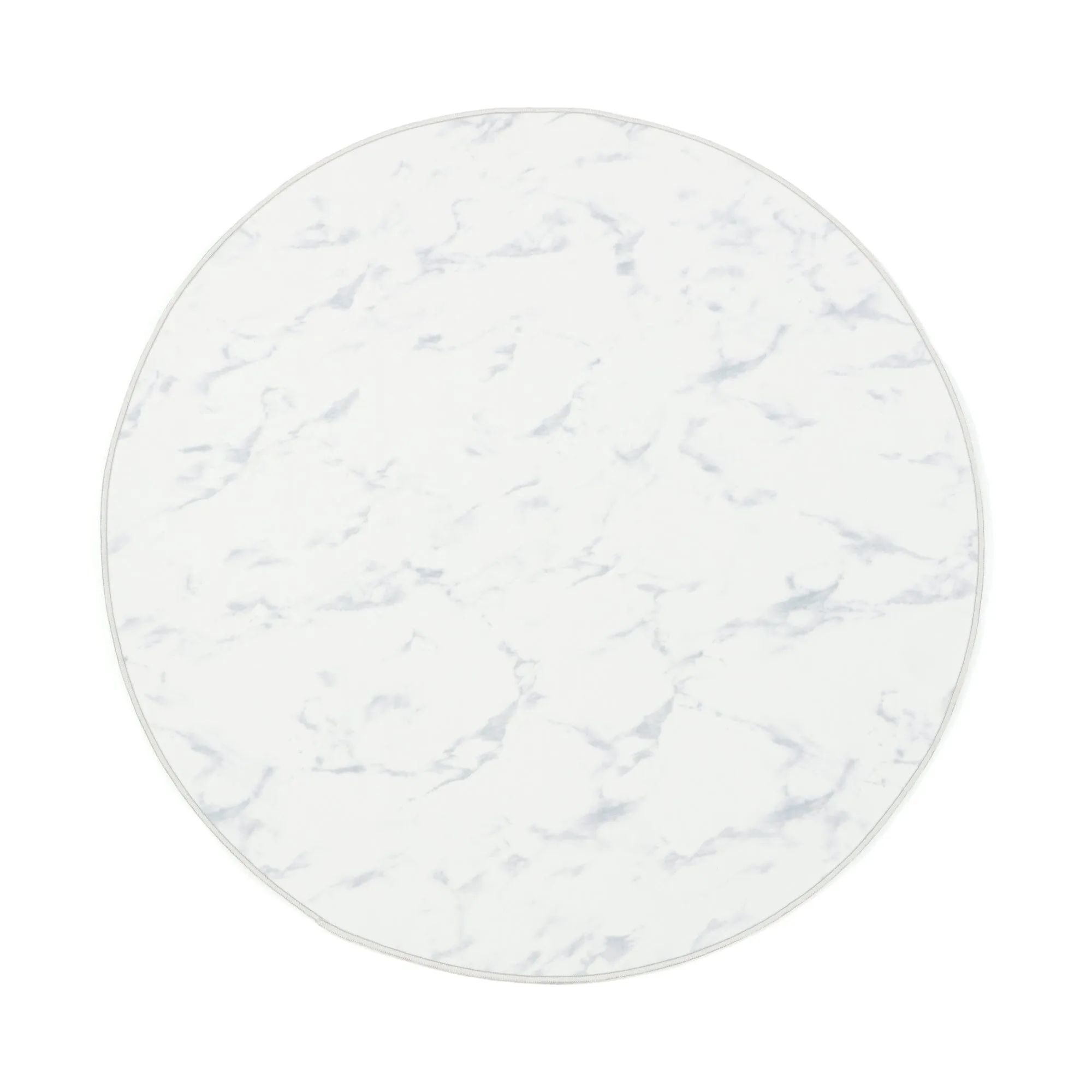 Chair Mat Marble Round 1100 Grey neutral everyday carpet