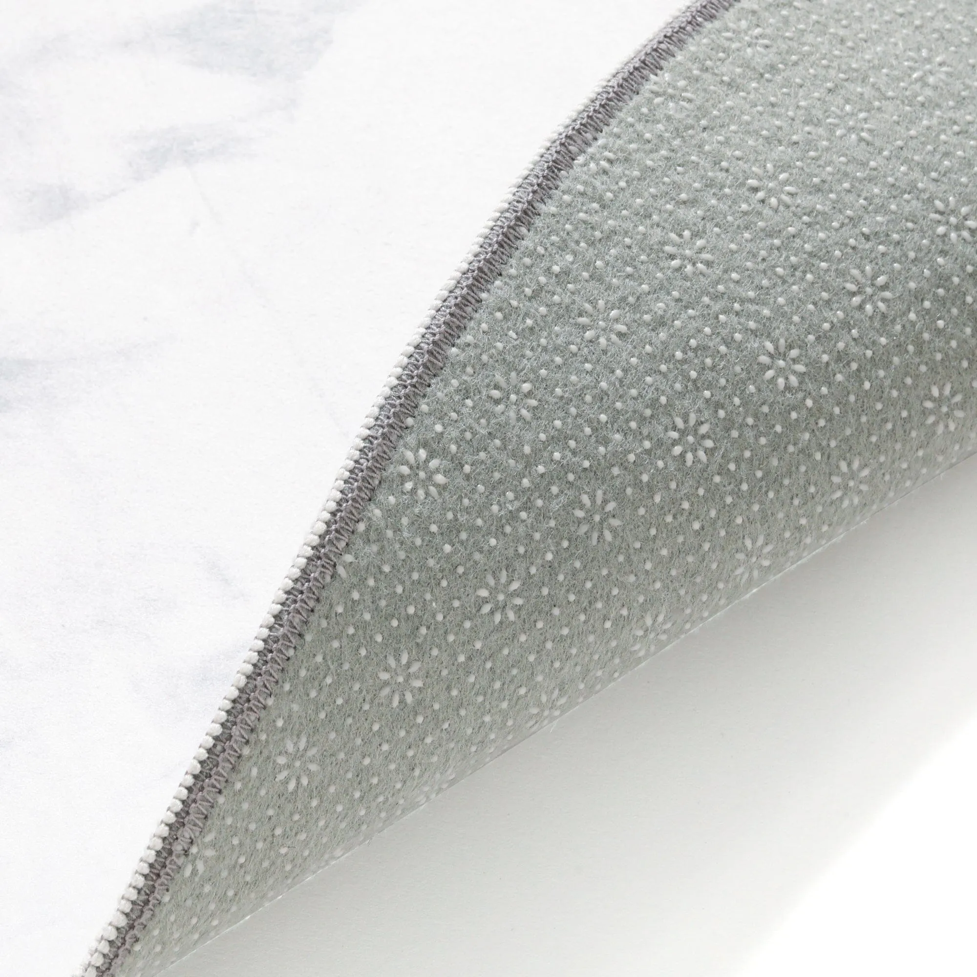 Chair Mat Marble Round 1100 Grey