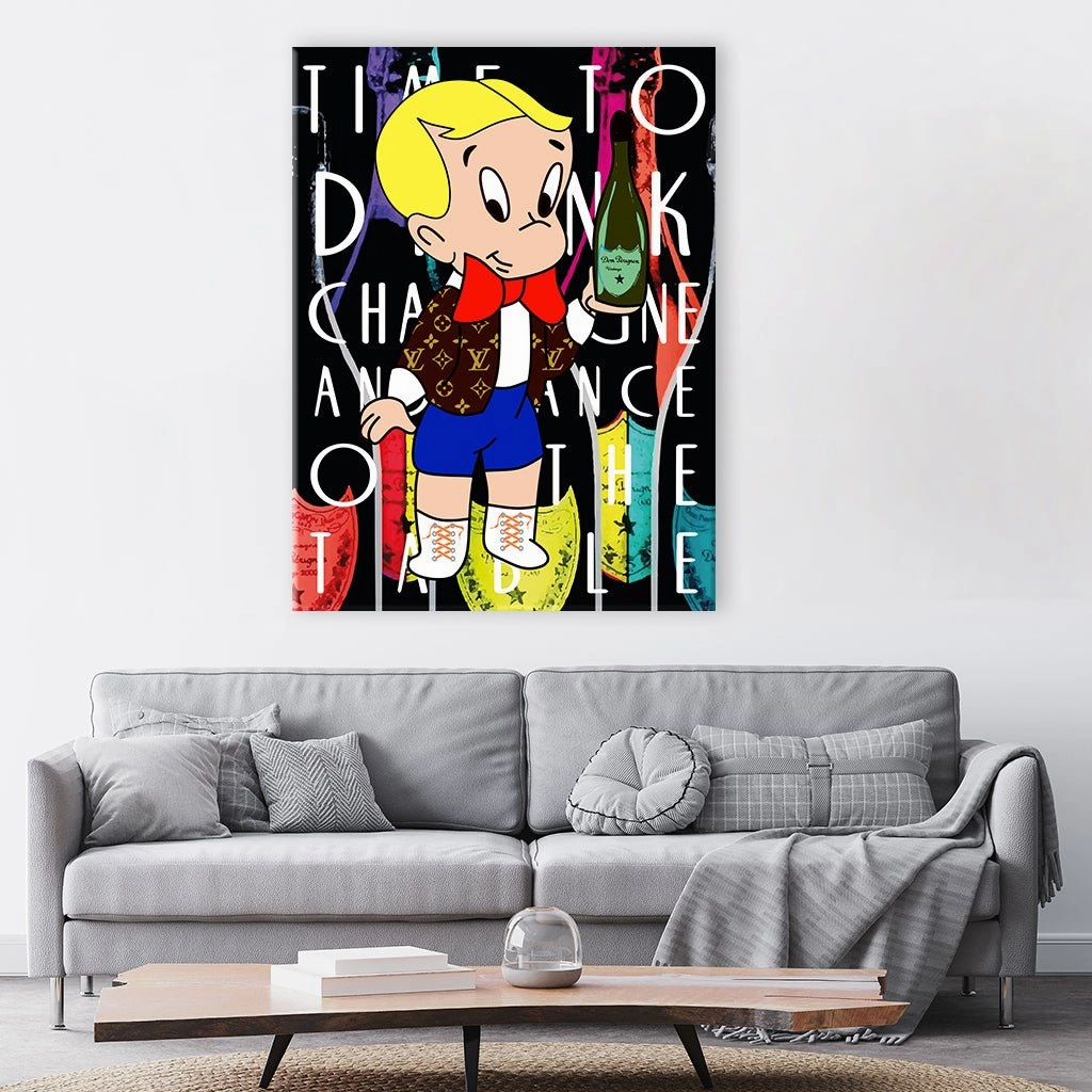 Champagne Boy by daveschloffiart