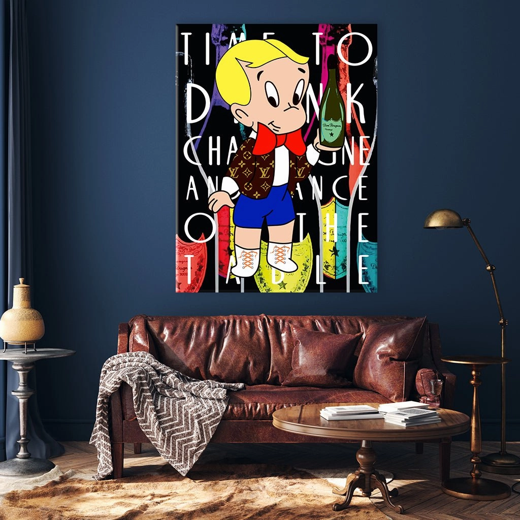 Champagne Boy by daveschloffiart