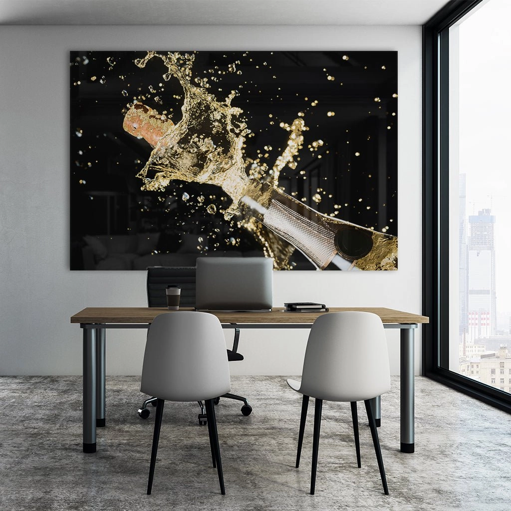 Champagne Gold on Acrylic