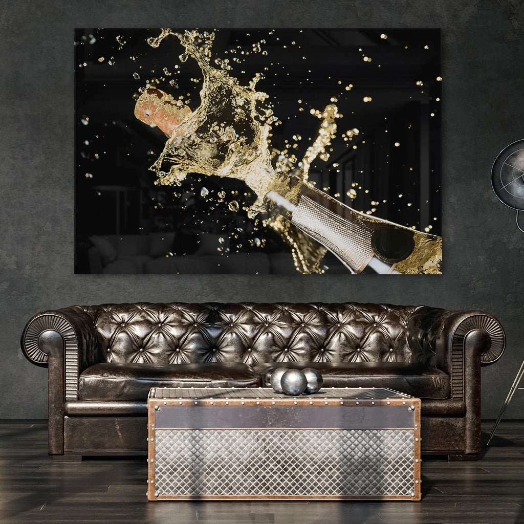 Champagne Gold on Acrylic