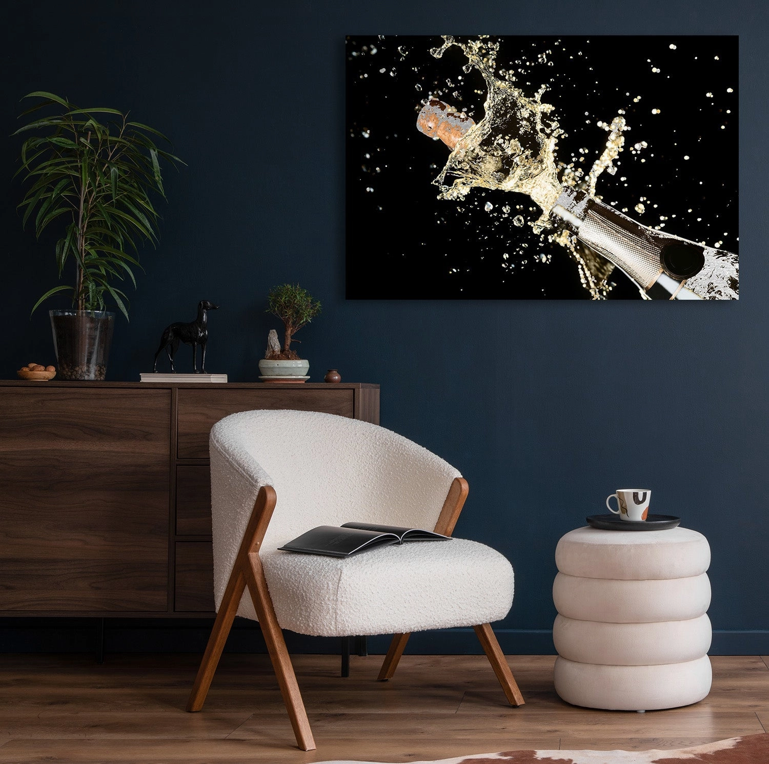 Champagne Silver on Acrylic