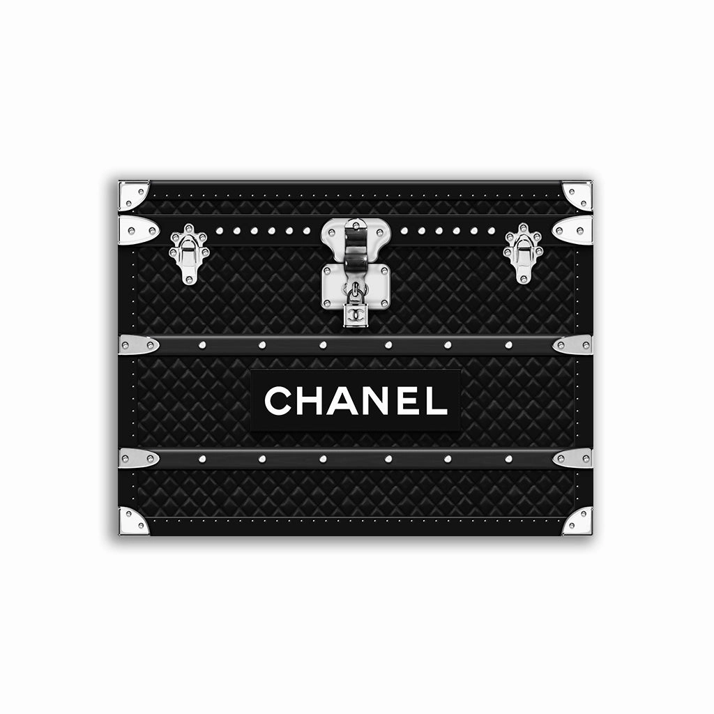 Chanel Trunk by Frank Amoruso framed mural artwork