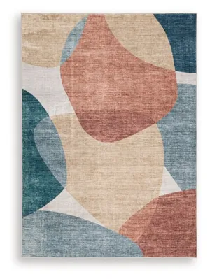 Chanleigh Washable 5' x 7' Area Rug neutral everyday carpet