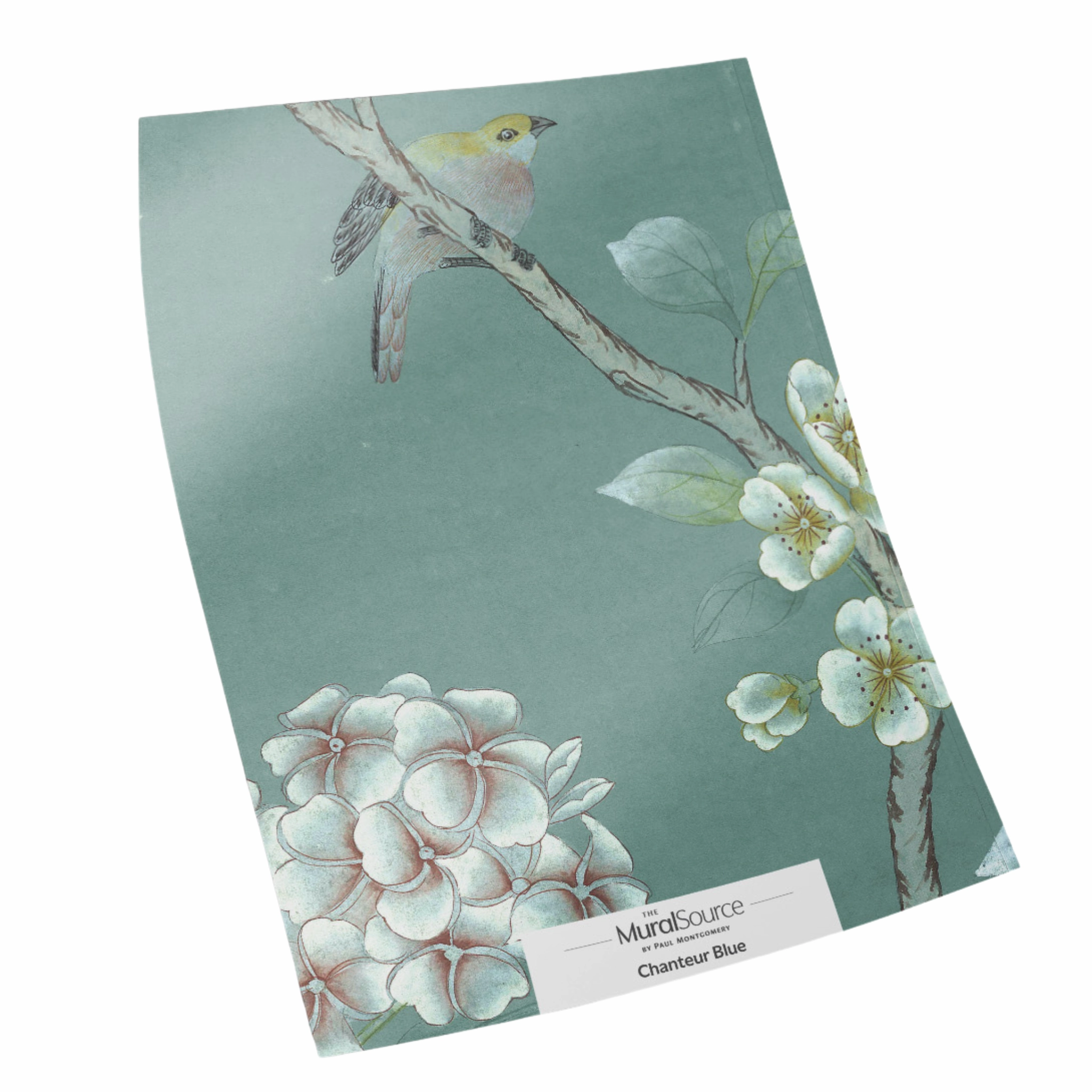 Chanteur Blue Chinoiserie Mural Wallpaper Panels
