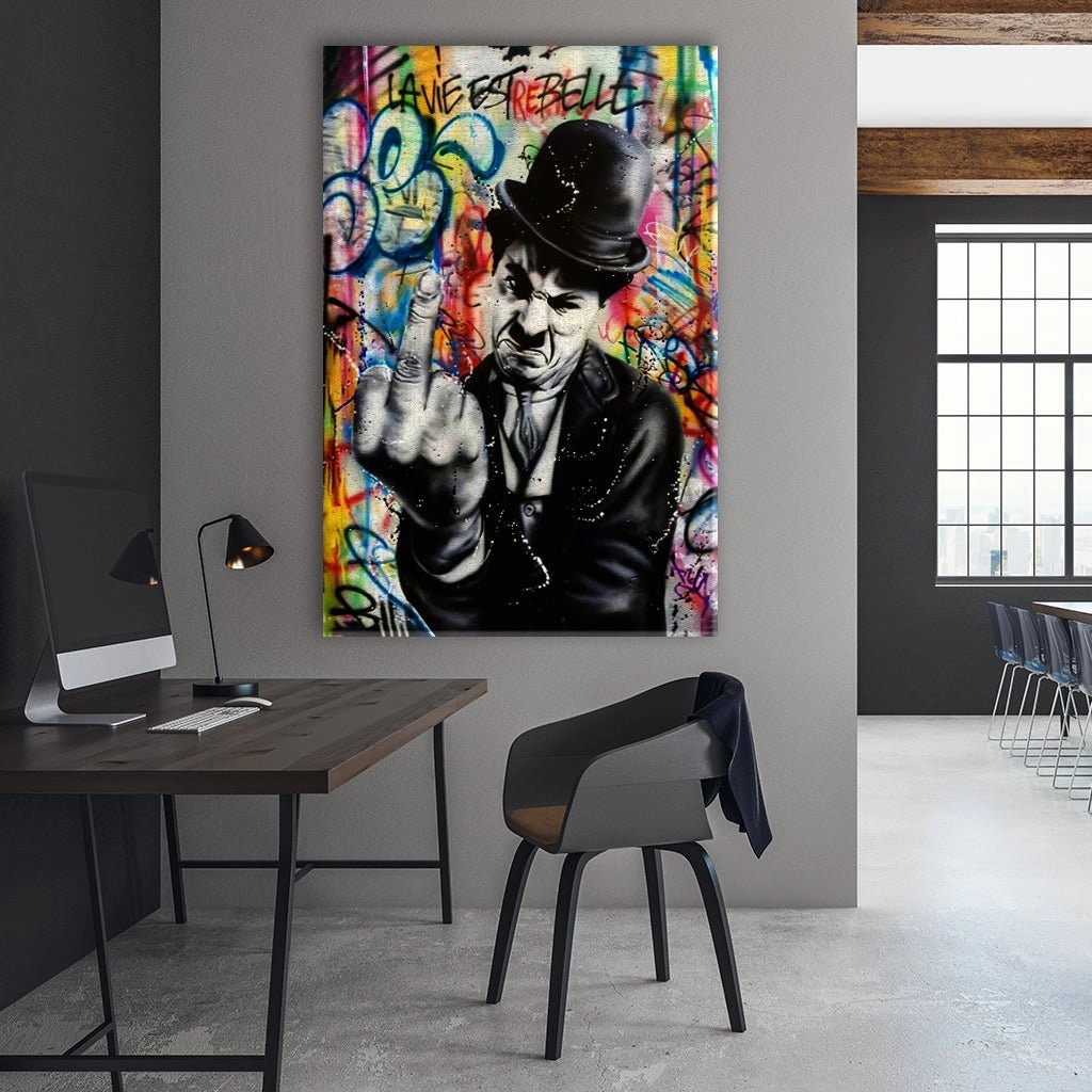 Chaplin Art No 1 by Banksy