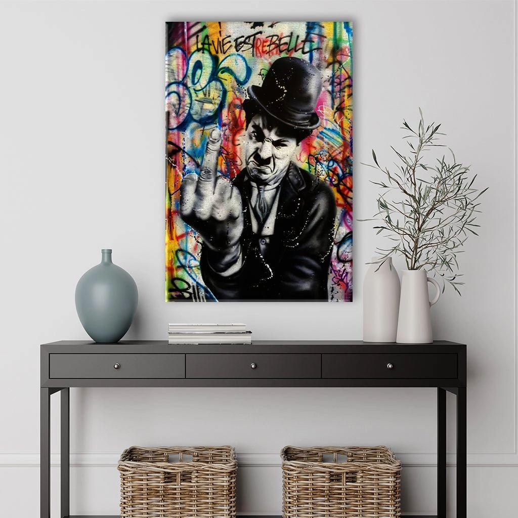 Chaplin Art No 1 by Banksy