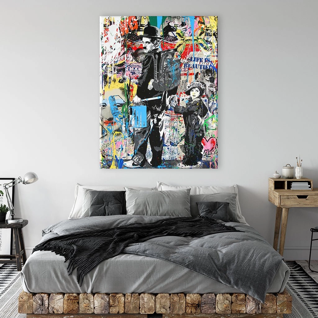 Chaplin Art No 2 by Banksy 