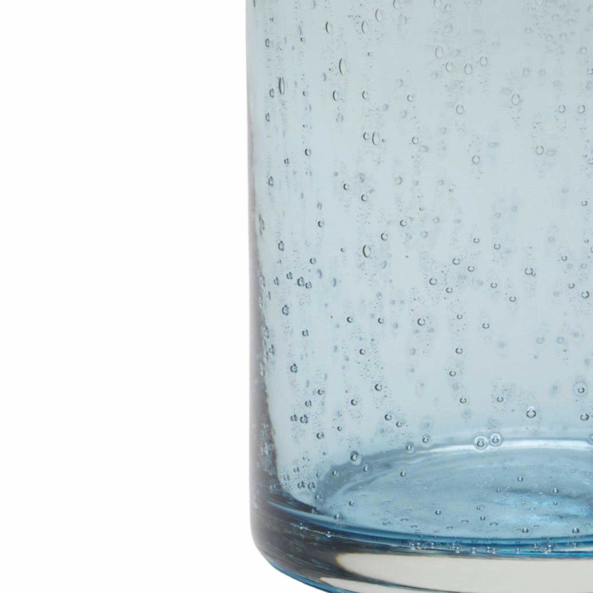 Charcoal Blue Hand Blown Glasses