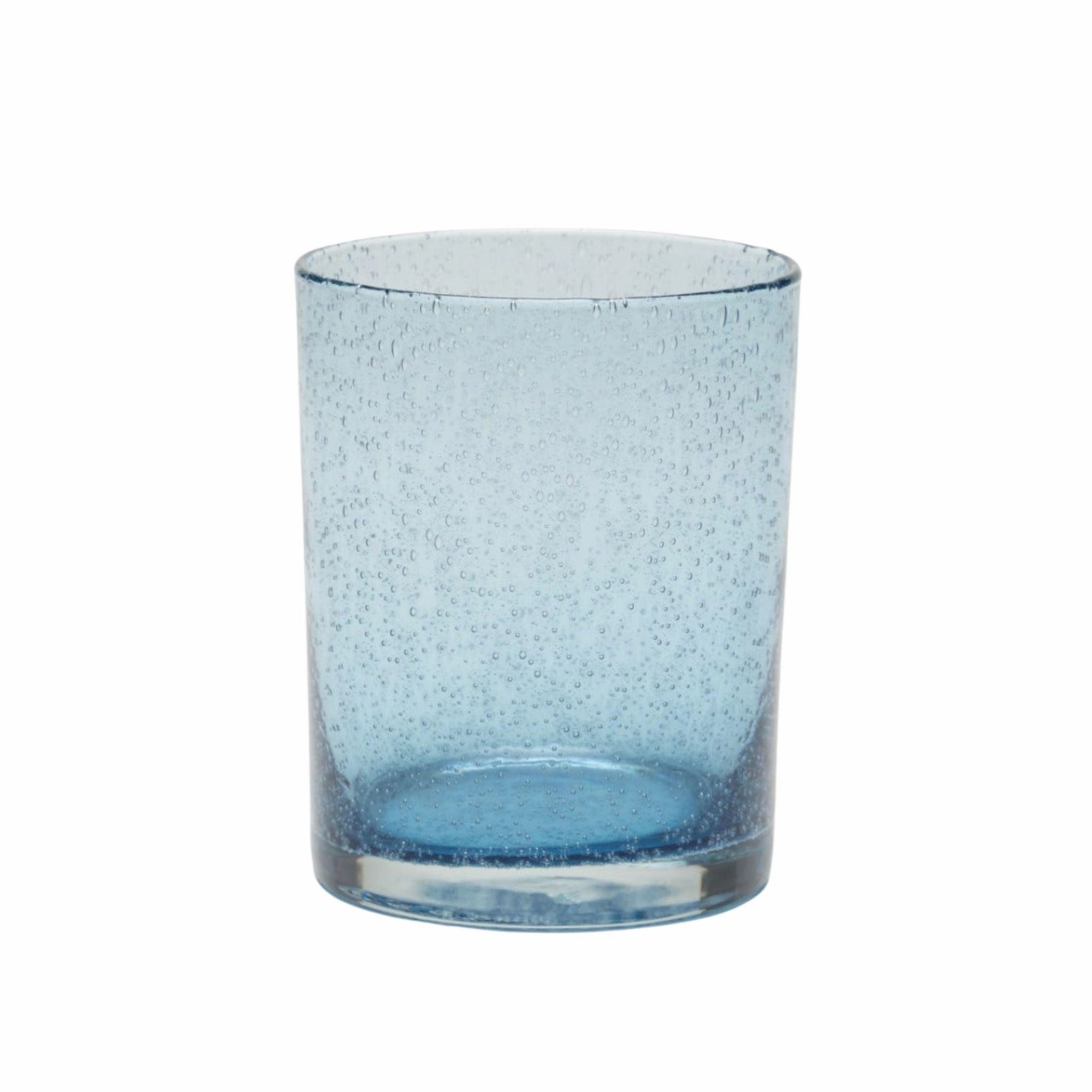 Charcoal Blue Hand Blown Glasses