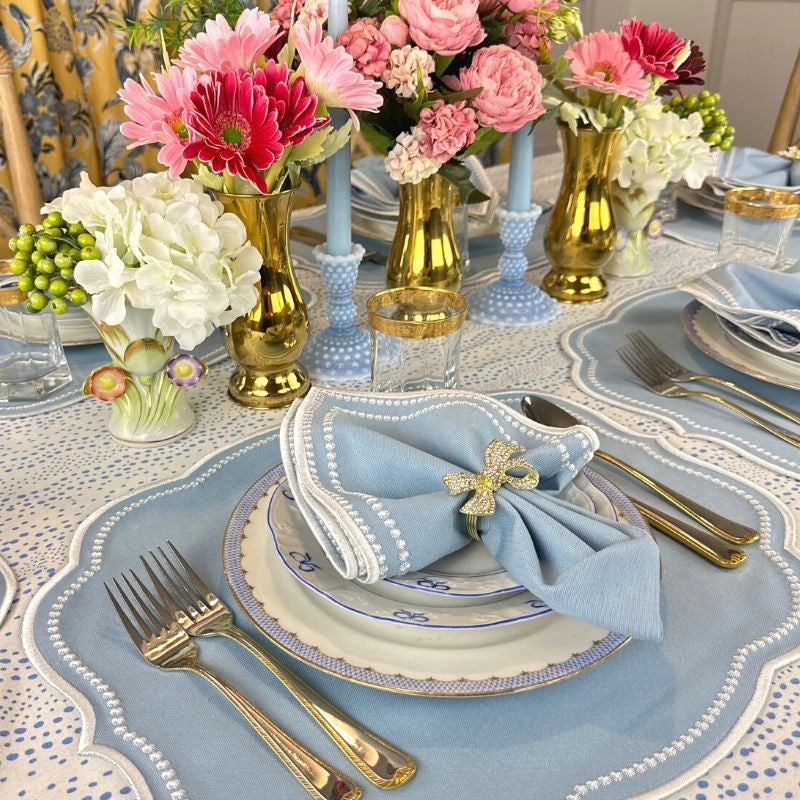 Charlotte Napkin in Blue, Set of 4