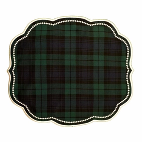 Charlotte Placemat in Black Watch Plaid, Set of 4 cute desktop display