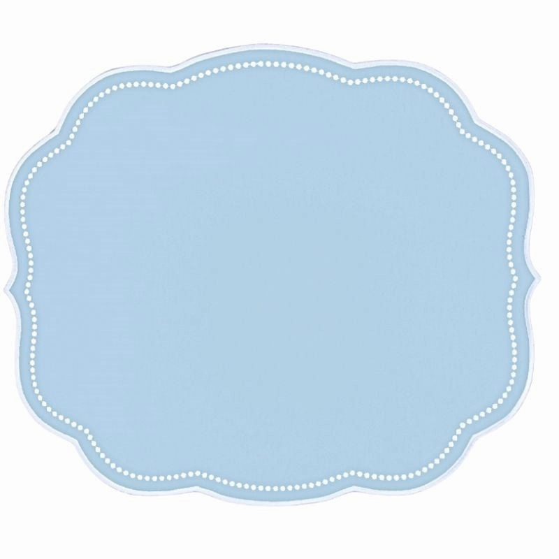 Charlotte Placemat in Blue, Set of 4 mini desktop sculpture