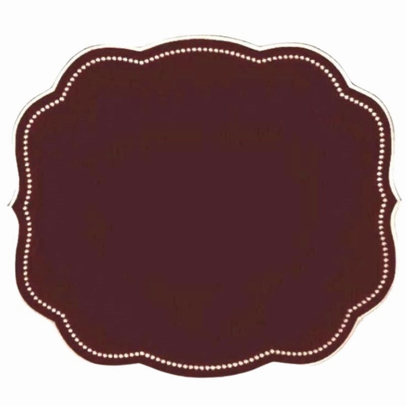 Charlotte Placemat in Dark Cocoa, Set of 4 mini desktop sculpture