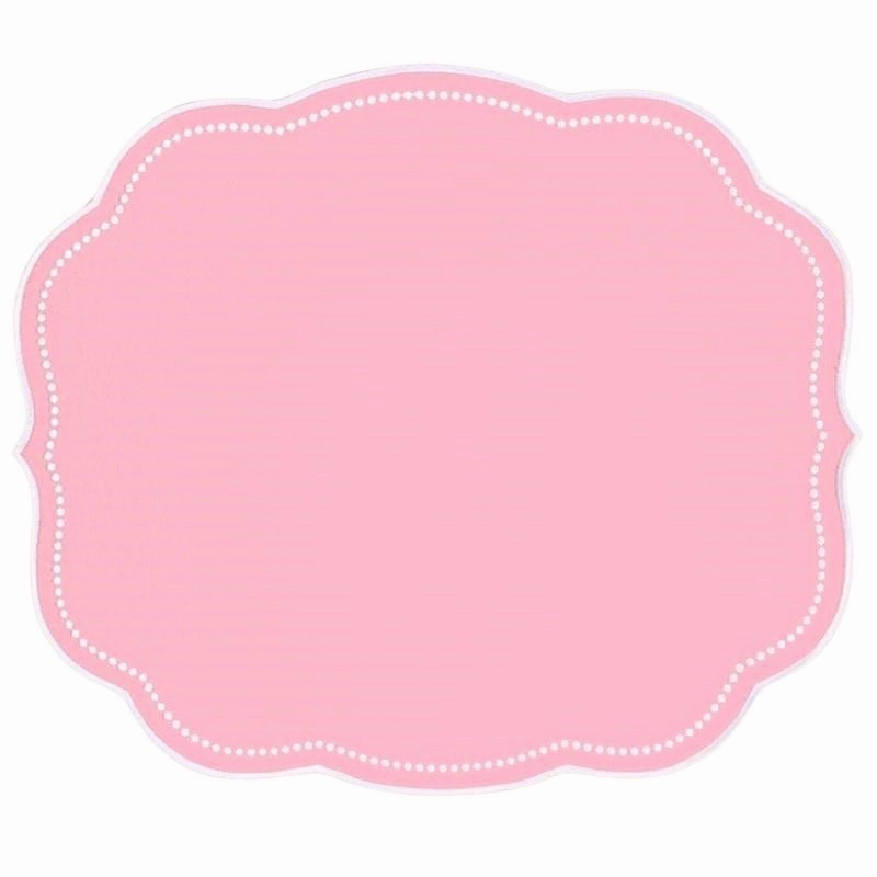 Charlotte Placemat in Pink, Set of 4 cute desktop display