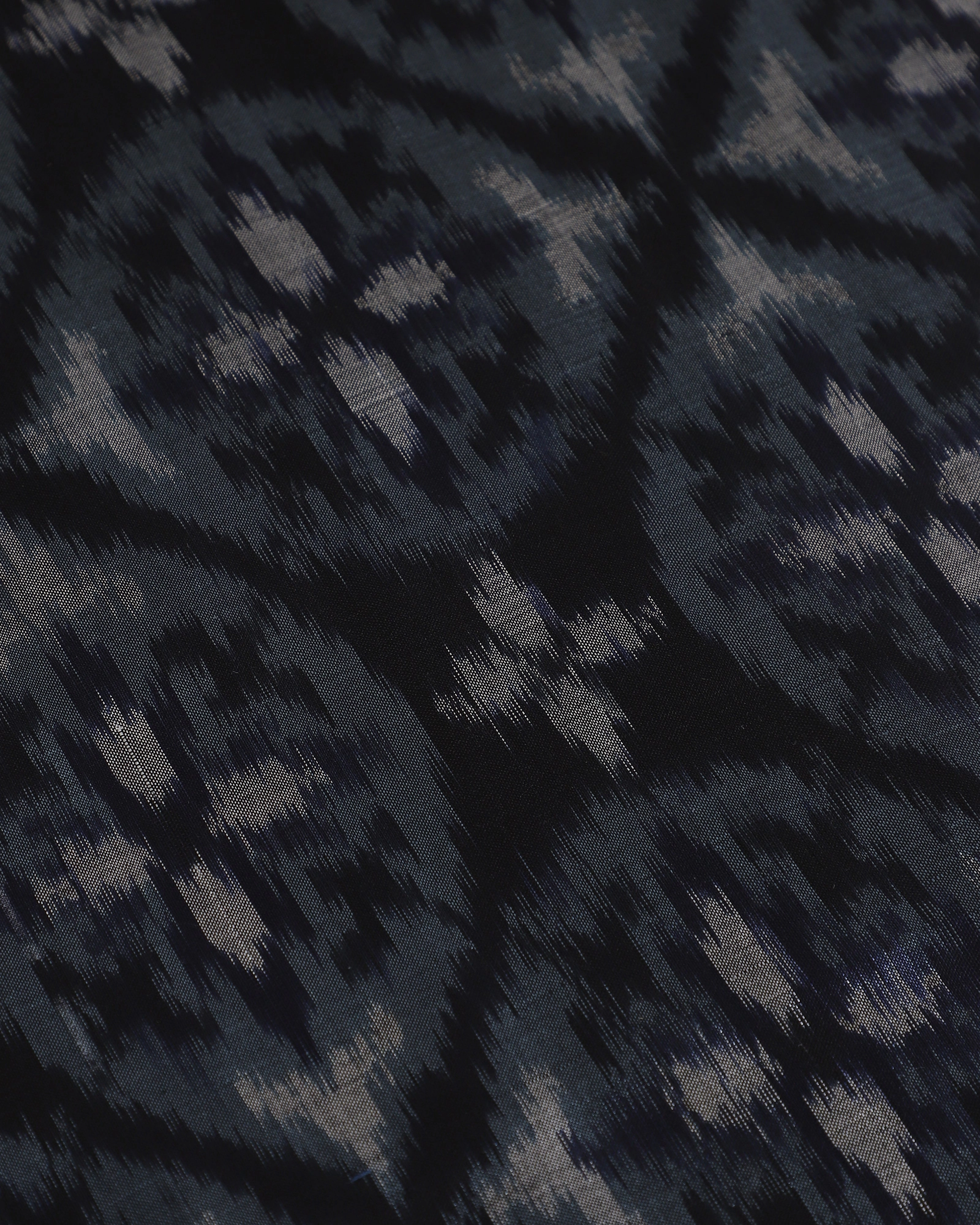 Charmo Weft Ikat Cotton Silk Table Runner