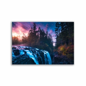 Chasms by Calibreus framed mural artwork