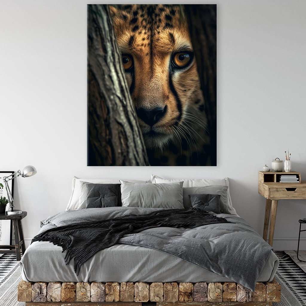 Cheetah Hiding by Zenzdesign