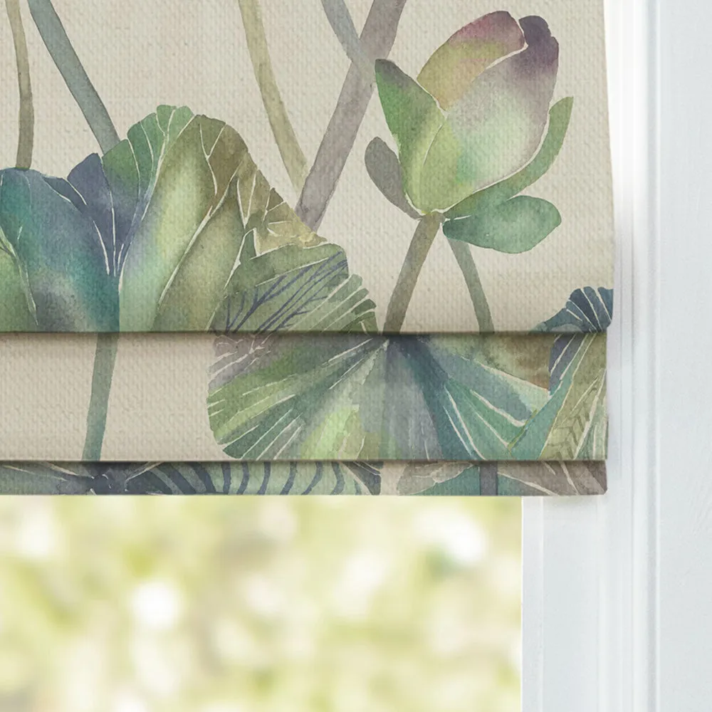 Cheriton Printed Cotton Made to Measure Roman Blinds Skylark