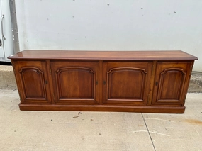 CHERRY SIDEBOARD WITH ARCHED DOORS artistic wall mural