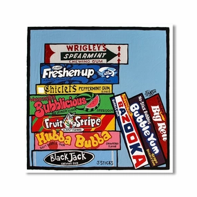 Chew on this by Spanjer framed mural artwork