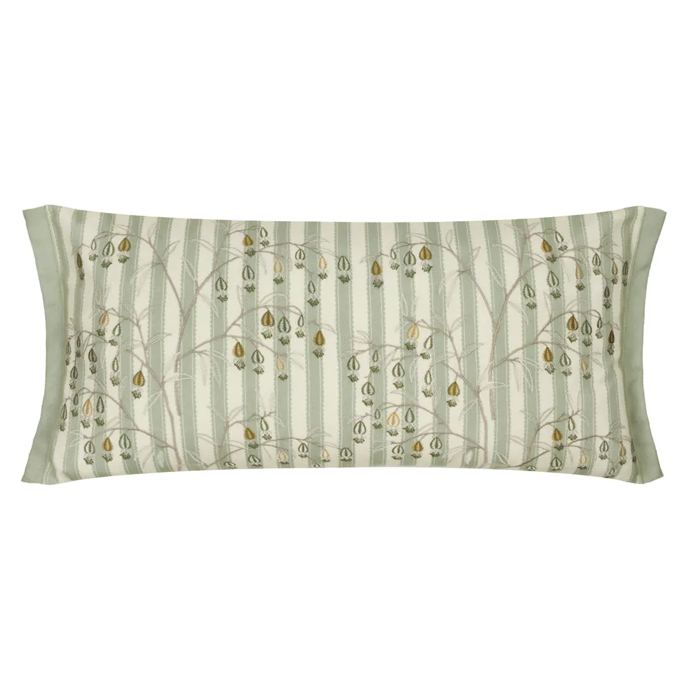 Chinese Lanterns Embroidered Cushion Sage modern fashion rug  