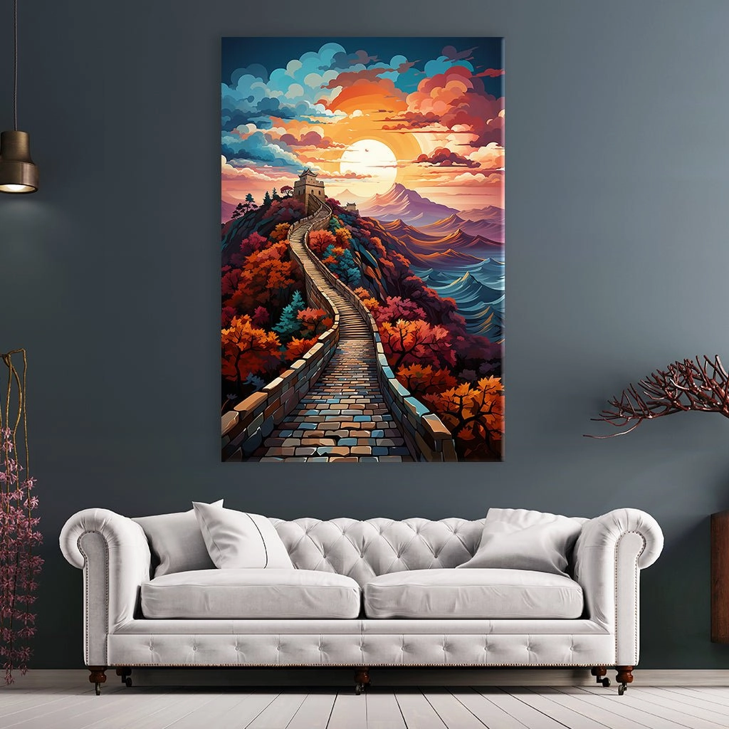 Chinese Wall Pop Art by Catill 
