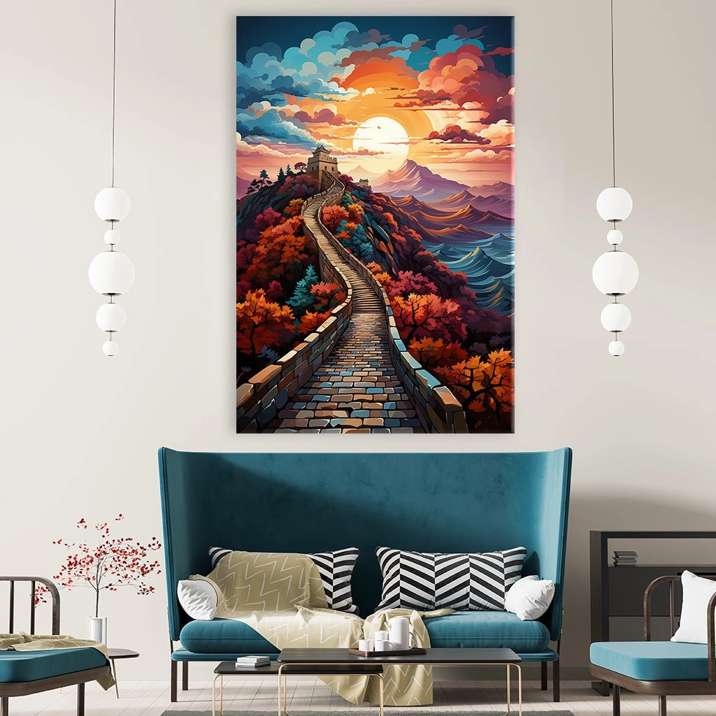 Chinese Wall Pop Art by Catill 