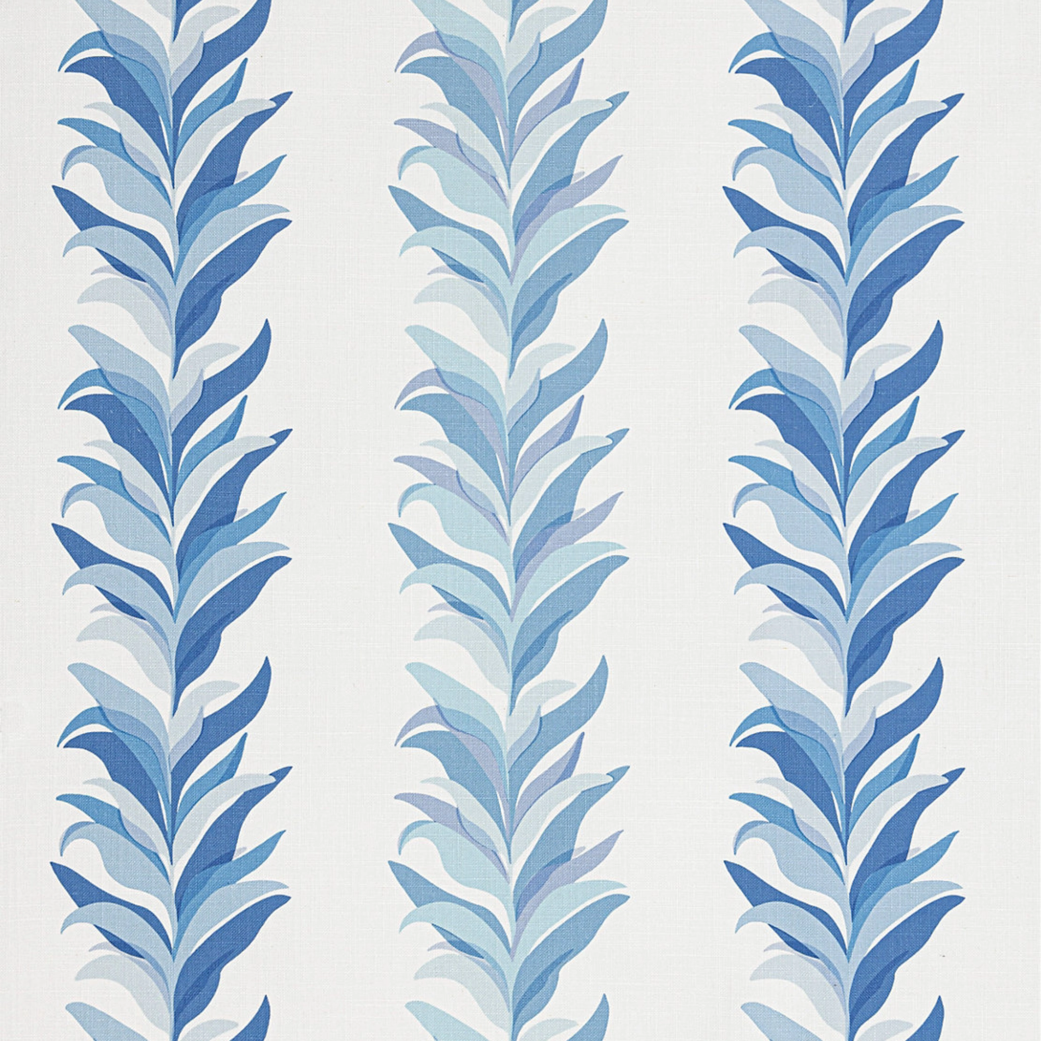 Chira Island Wallcovering in Blue Marine paper wall covering