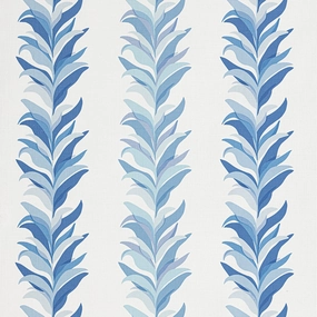 Chira Island Wallcovering in Blue Marine paper wall covering