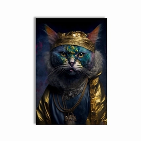 Chiromancy Cat by Juliano de Araujo framed mural artwork