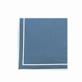 Chloe Napkin in Autumn Blue, Set of 4 mini desktop sculpture