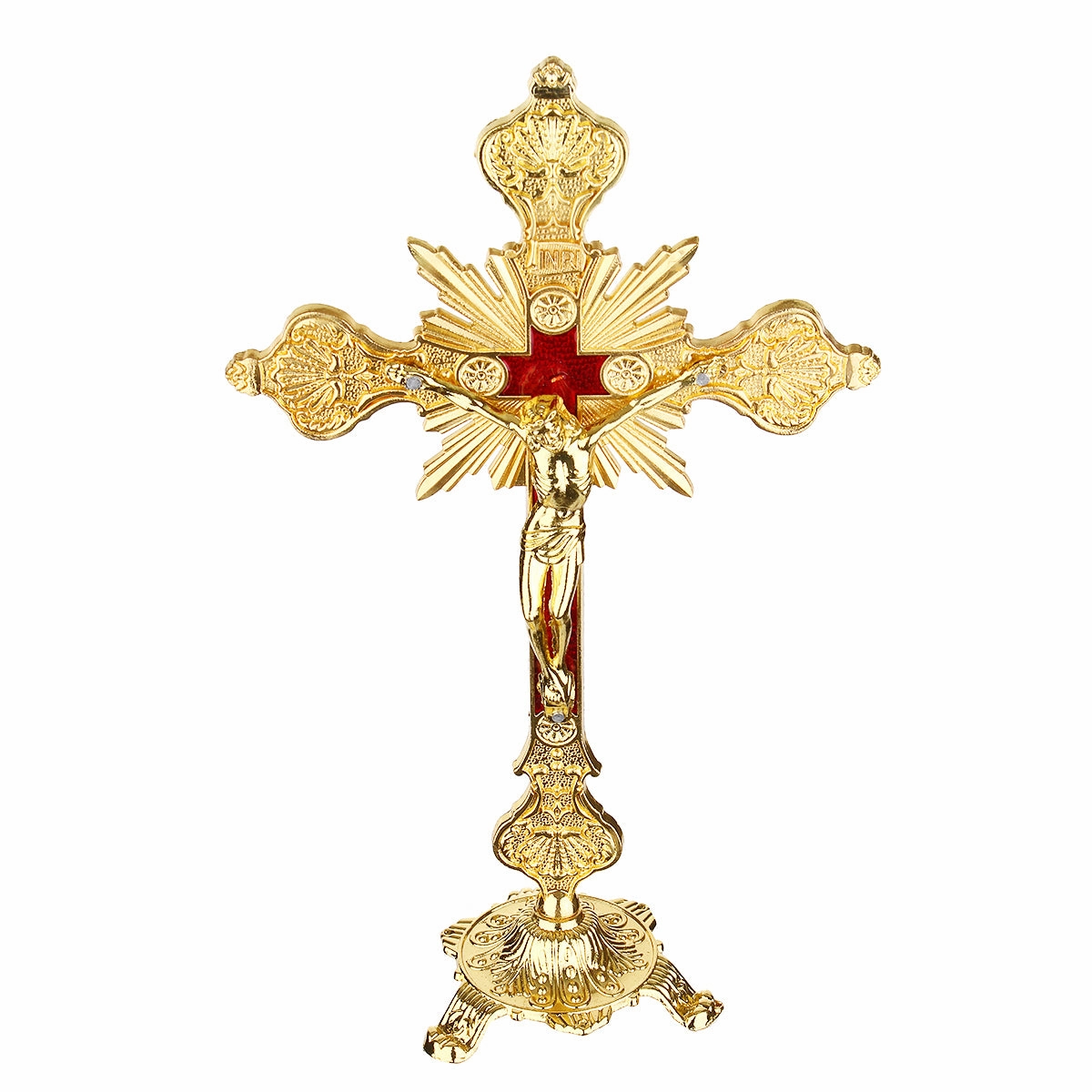 Church Relics Figurines Crucifix ceramic table ornament