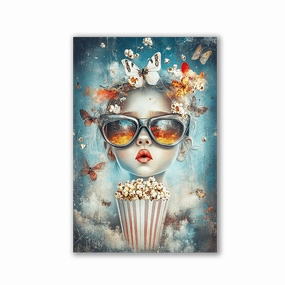 Cinema Magic by Catill framed mural artwork