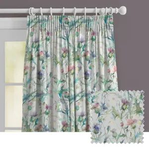 Cirsium Cream Printed Made to Measure Curtains Damson modern fashion rug  