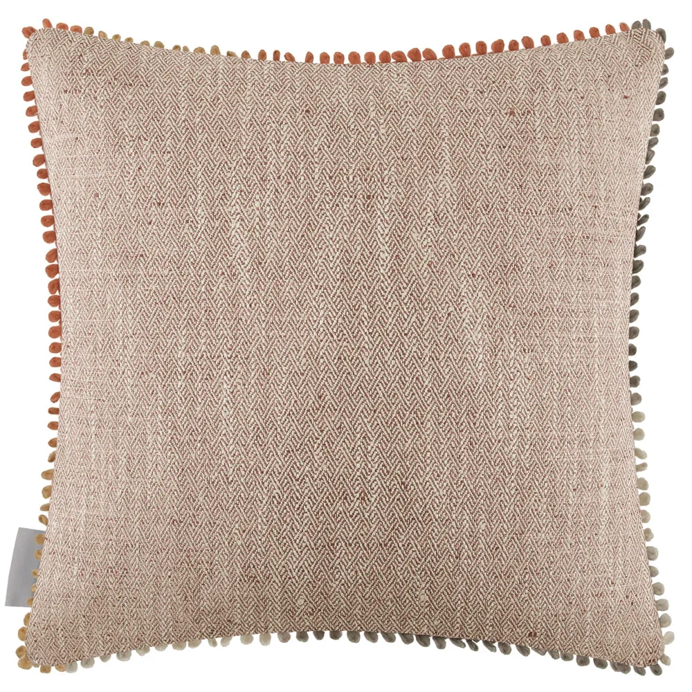 Cirsium Printed Cushion Russet/Cream