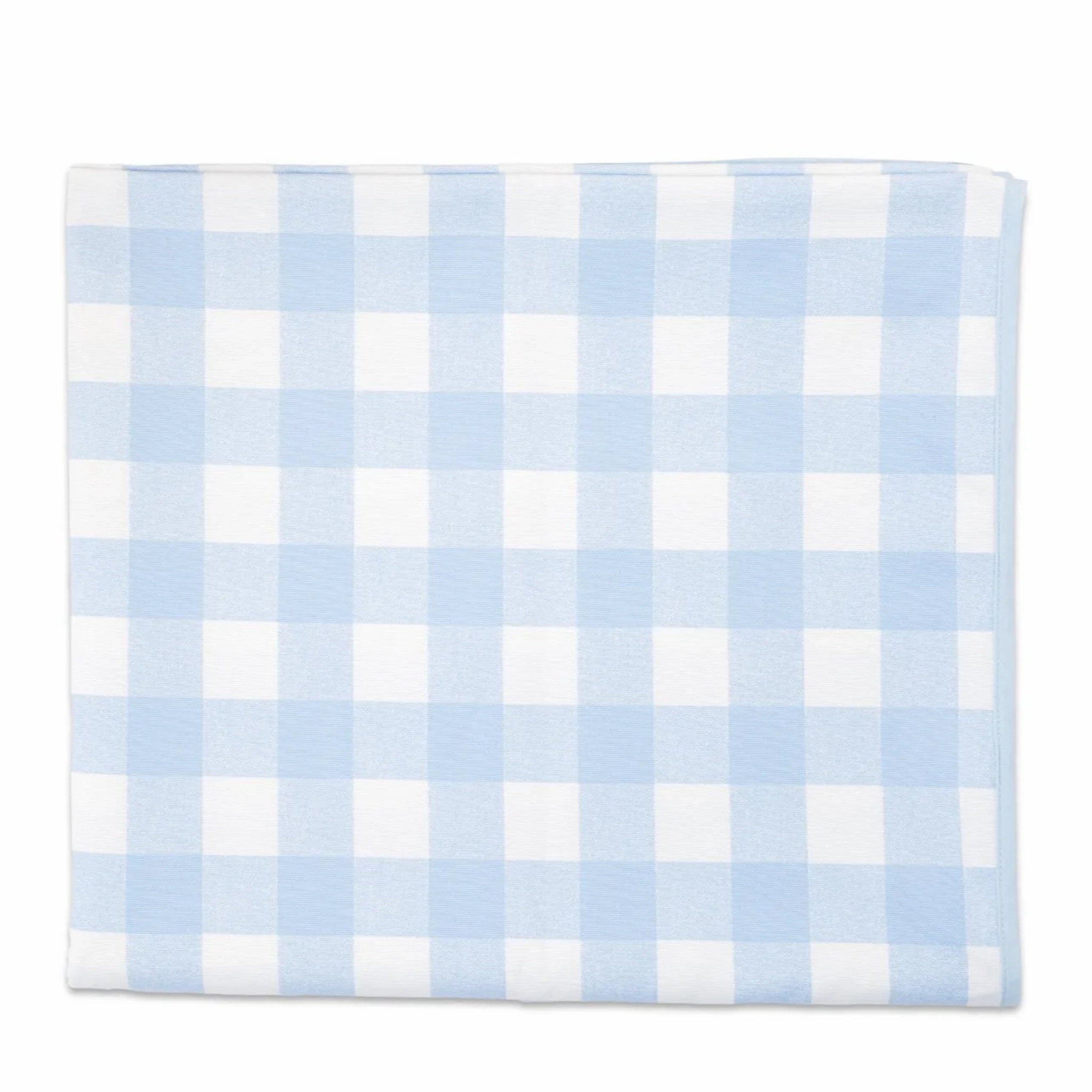 Classic Blue Gingham Tablecloth mini desktop sculpture