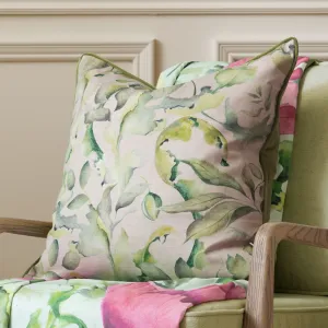 Claudia Printed Piped Cushion Sand chic floor carpet  