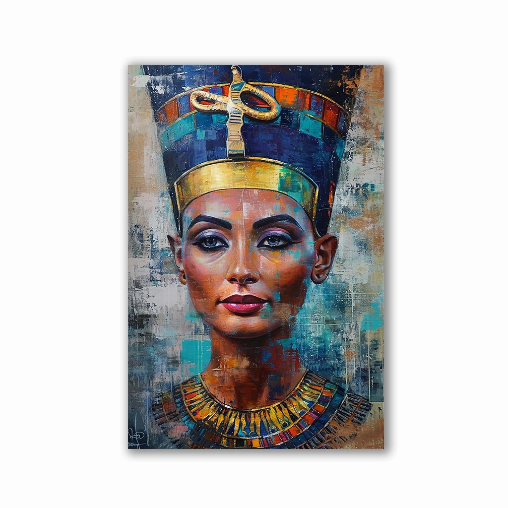 Cleopatra Painting No1 by Catill framed mural artwork