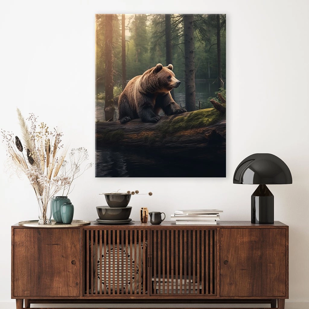 Climbing Bear by Zenzdesign
