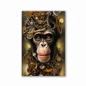 Clockwerk Ape by Artwerx framed mural artwork