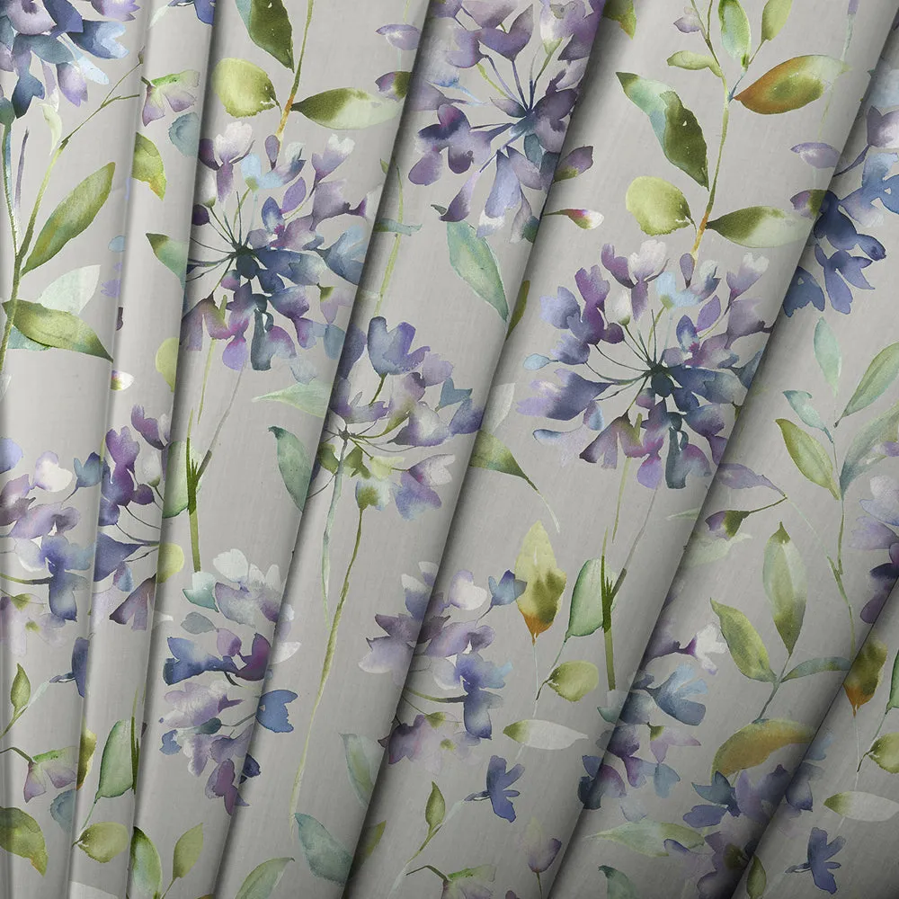 Clovelly Printed Cotton Made to Measure Roman Blinds Violet