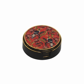 COASTER ROUND RED TOUCAN S/6 decorative home ornament