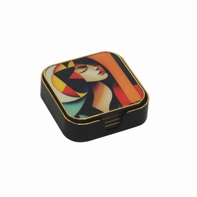 COASTER SQUARE SERENITY S/6 decorative home ornament