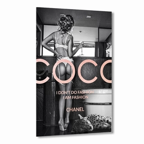 Coco Fashion by Adrian Vieriu Ros on Acrylic framed mural artwork