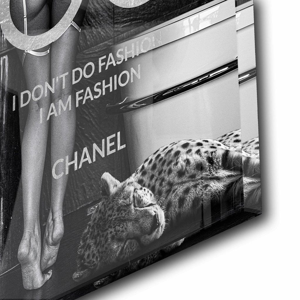Coco Fashion by Adrian Vieriu Silver on Acrylic