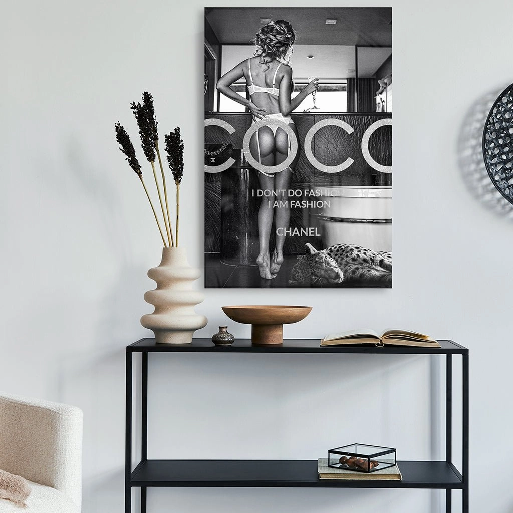 Coco Fashion by Adrian Vieriu Silver on Acrylic